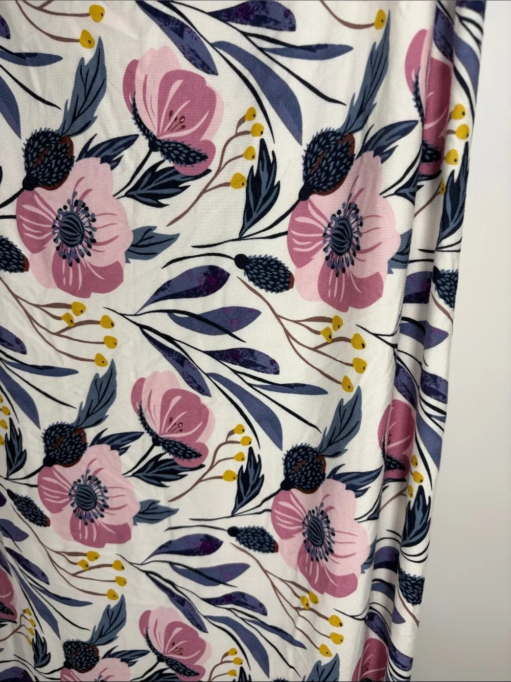 Milkmaid Goods Lightweight Swaddle Baby Blanket Rayon Floral 40”x 40”